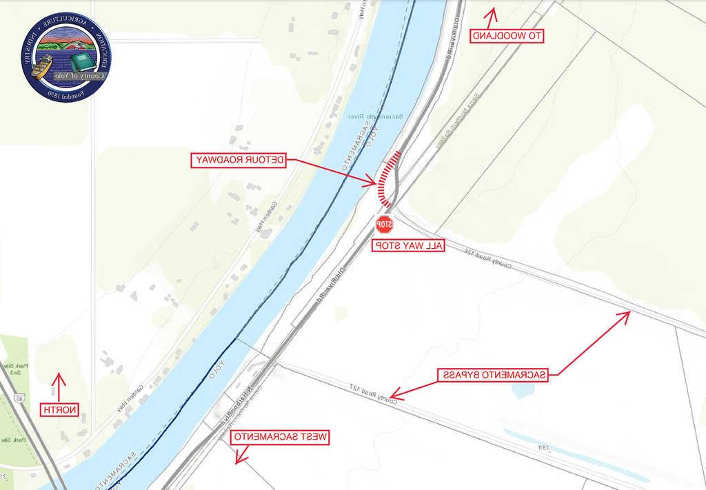 Sacramento Weir Widening Project Map